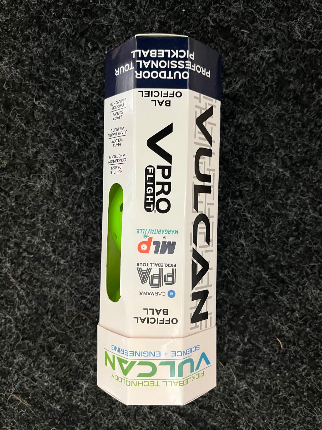Vulcan | VPRO Flight Outdoor Pickleball Official Ball of the PPA Tour & MLP | 3, 6, 12, 36 & 100 Ball Pack | Hi-Vis Yellow customer photo 1