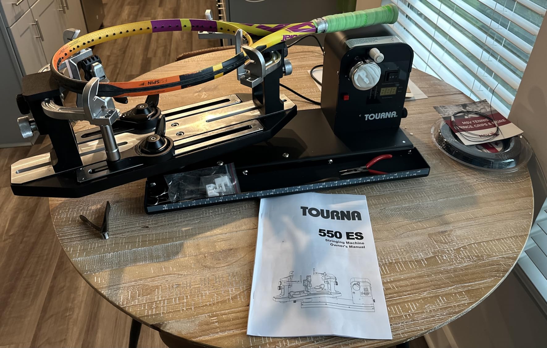 Tourna 550-ES Electric Stringing Machine customer photo 1