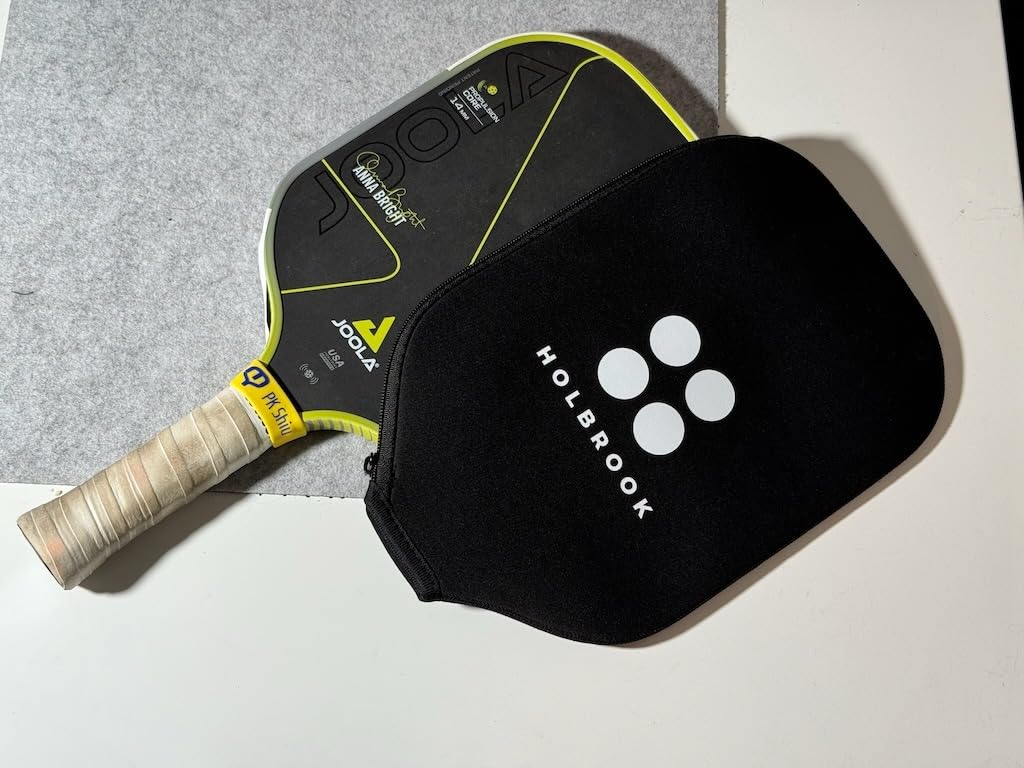 Holbrook Premium Pickleball Paddle Cover (Black/White) | Durable Covers for Paddles | Quality Pickleball Accessories and Pickleball Equipment | Protective Case customer photo 1