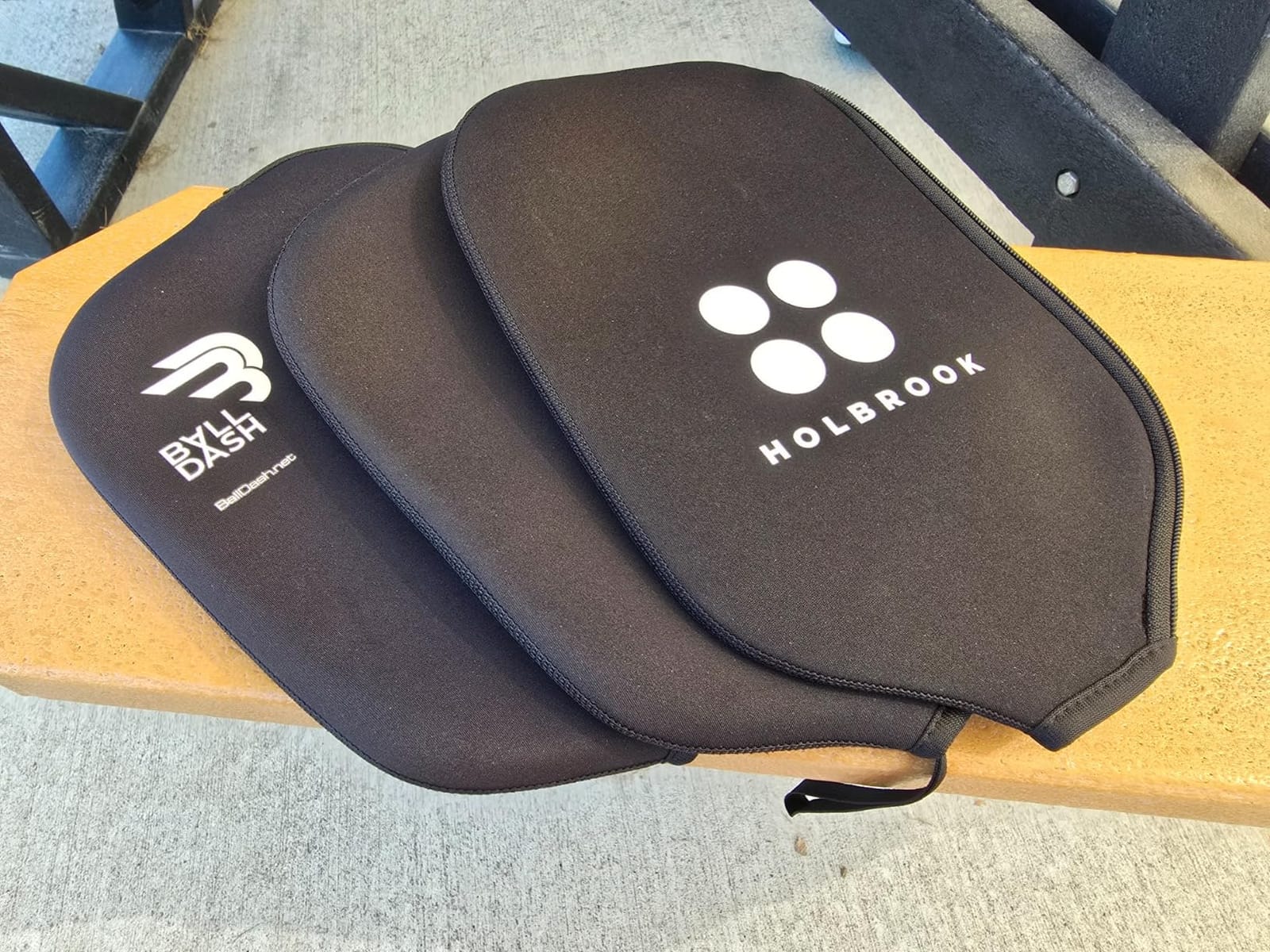 Holbrook Premium Pickleball Paddle Cover (Black/White) | Durable Covers for Paddles | Quality Pickleball Accessories and Pickleball Equipment | Protective Case customer photo 2