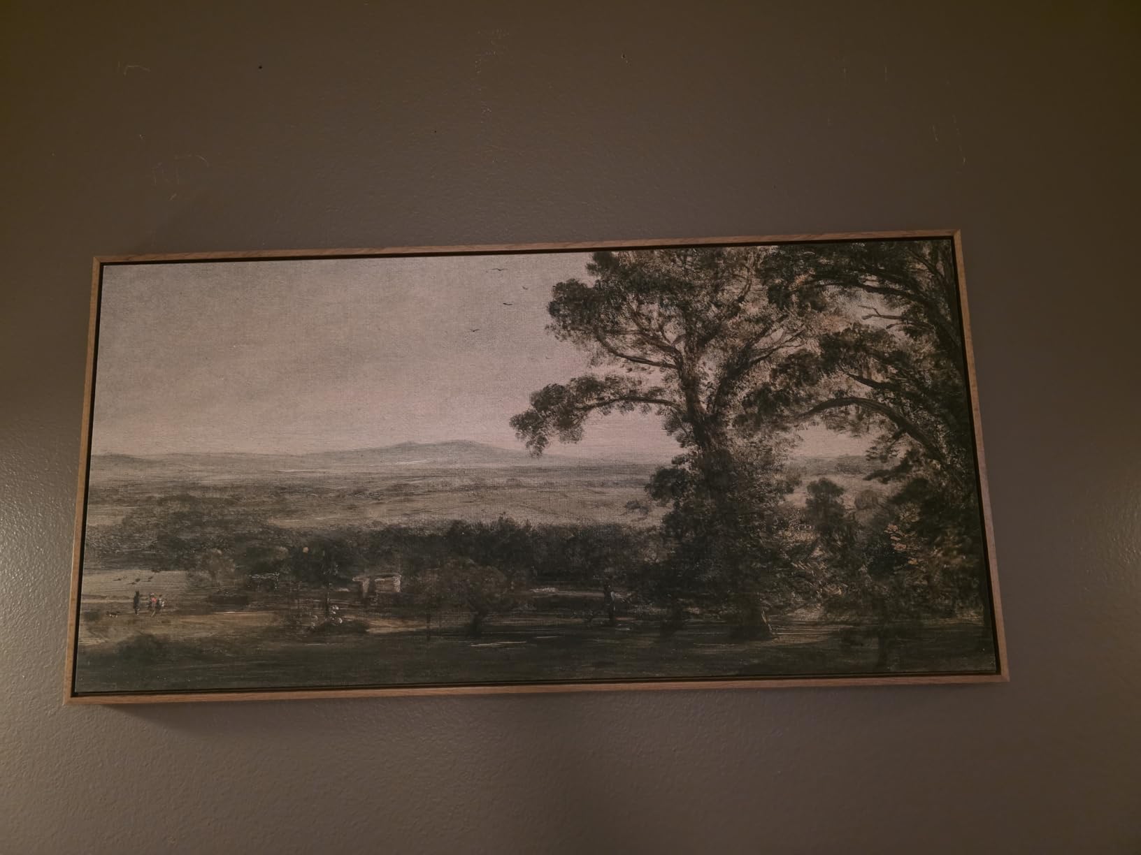 InSimSea Extra Large Framed Vintage Wall Art, Flower Meadow Prints,20x40In customer photo 2