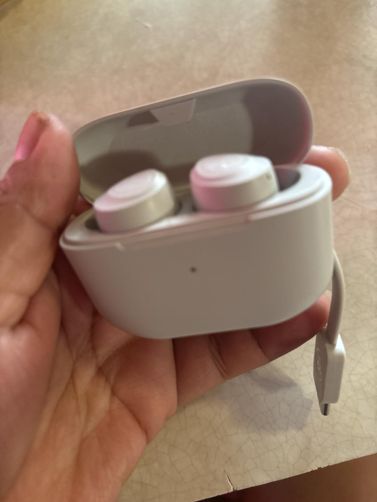 JLab Go Air Pop+ Earbuds, Dual Connect, EQ3 Sound, Black customer photo 2