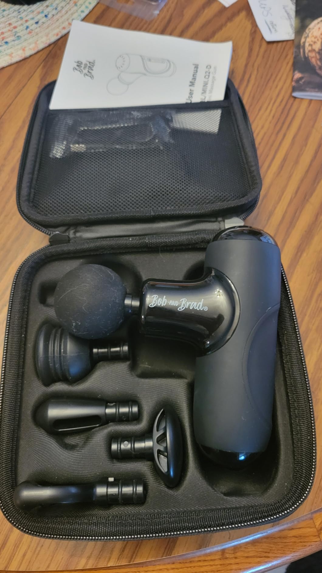 BOB AND BRAD Q2 Pro Mini Massage Gun with Heat and Cold for Muscle Recovery customer photo 1