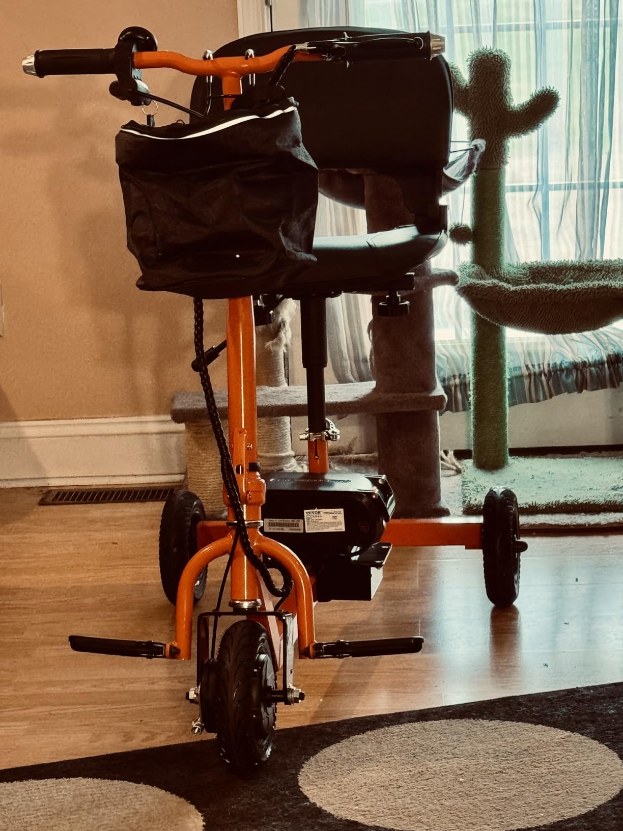 VEVOR 2025 Upgraded Lightweight Mobility Scooter for Adults & Seniors,50lb Foldable, FAA & Cruise Approved with 12 Mile Range & Removable Battery. Supports 330lbs customer photo 2