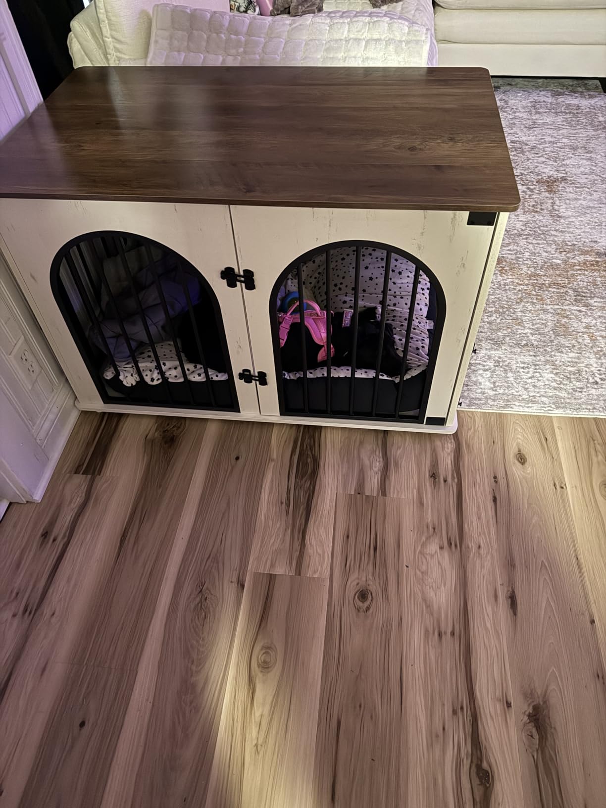 Hzuaneri 39.4'' Dog Crate Furniture,Dog Kennel Indoor for Medium/Large Dogs customer photo 2