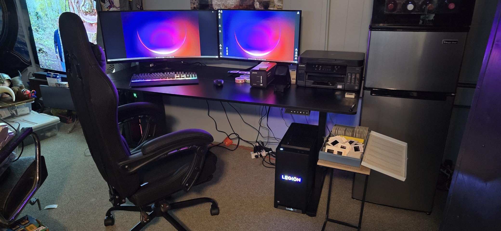 71''x31''Large Standing Desk Electric Adjustable for Home Office customer photo 1