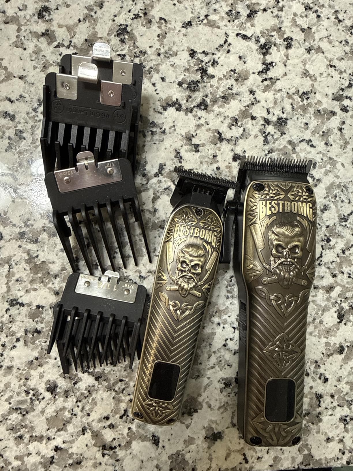 BESTBOMG® Hair Clippers for Men, Clipper, Trimmer & Shaver Set, BS-Y4T9 customer photo 2