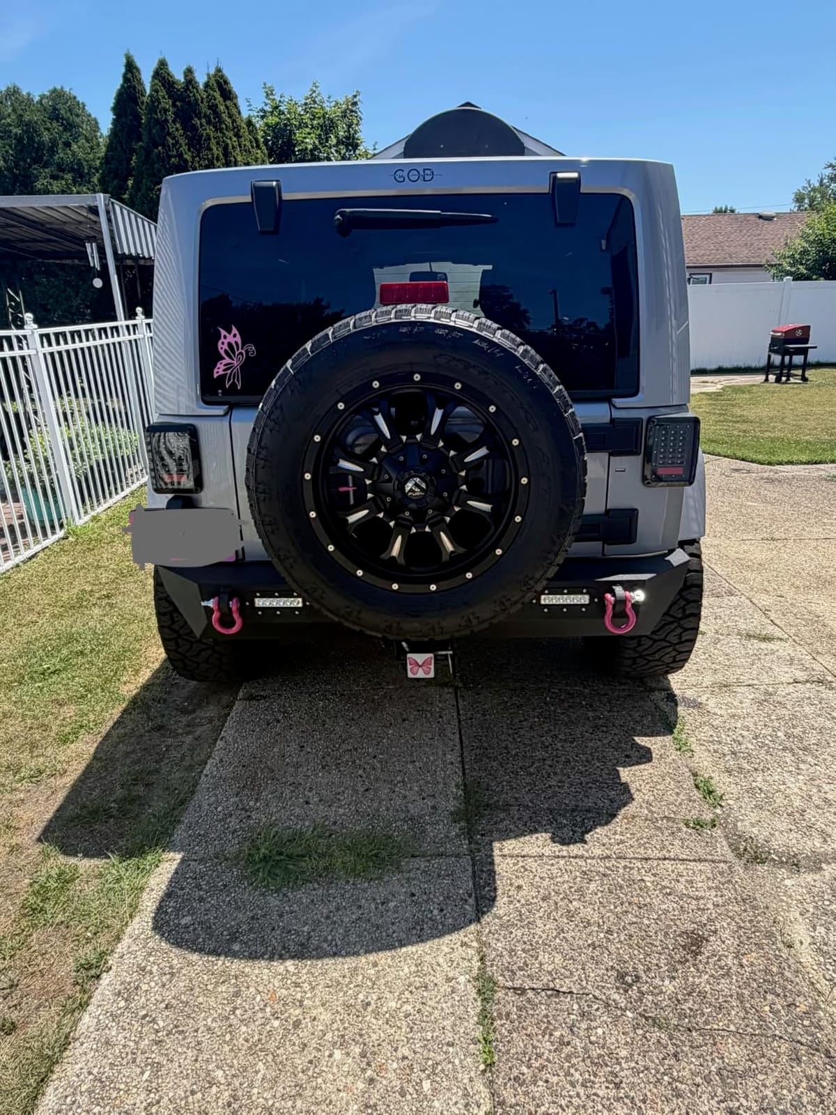 Front and Rear Bumper Set Fit for Jeep Wrangler JK & JKU 2007-2018 customer photo 2