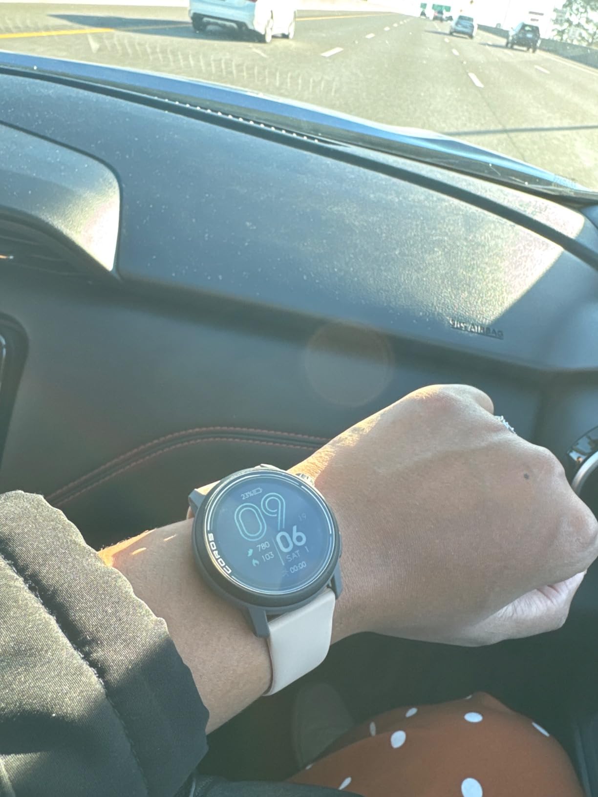 COROS PACE 3 GPS Sport Watch, Lightweight Running Watch - Chalk Nylon customer photo 2