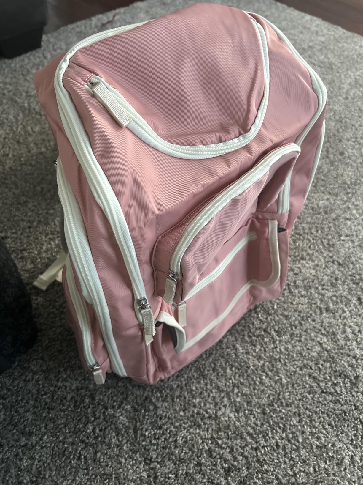 Mancro Diaper Bag Backpack, Extra Large Capacity Black Baby Diaper Backpack customer photo 1
