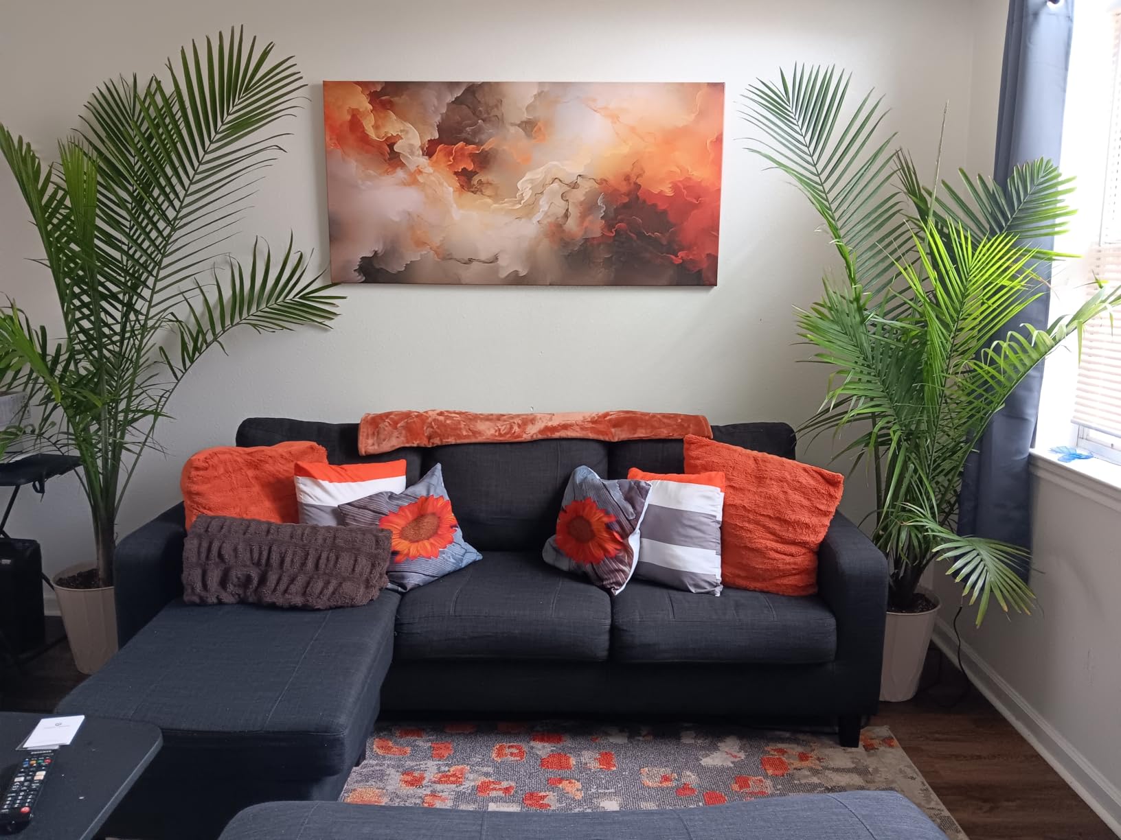 VHMING Abstract Wall Art Home Decor Orange Artwork Wall Art Prints Canvas Painting Wall Decor for Living Room Bedroom Office Decoration 20