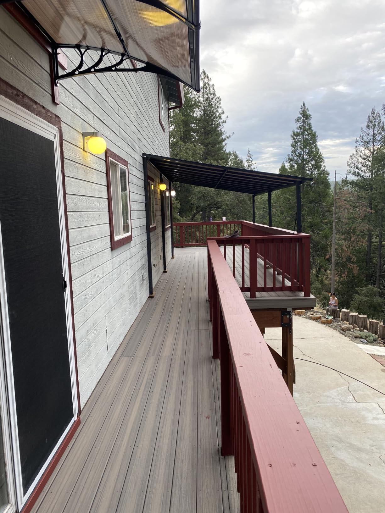 Aoxun 12’x10’ Gazebo for Patio, Gazebo Pergola with Sloped Roof, Black customer photo 2