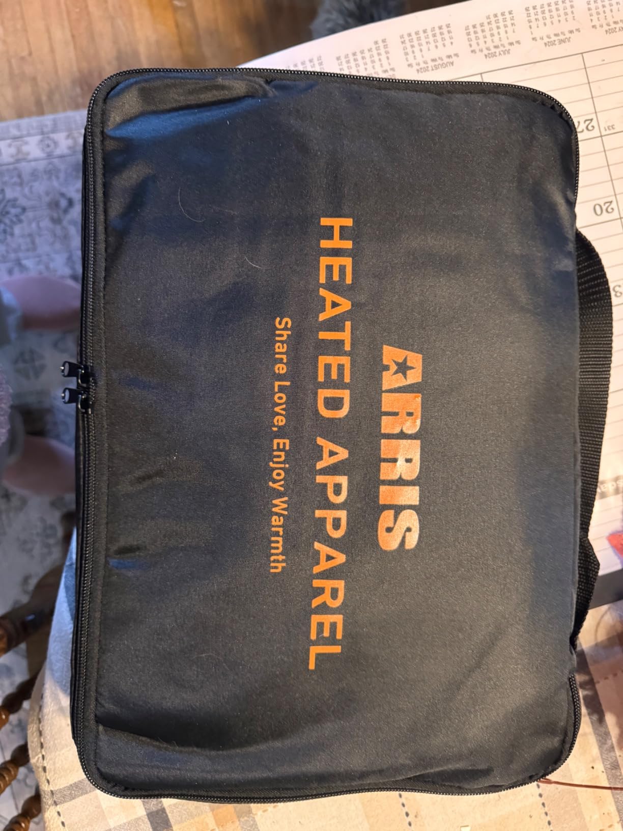 ARRIS Fleece Heated Vest for Men with Battery Pack Included, Size Adjustable 8 Heating Zones for Hunting customer photo 2