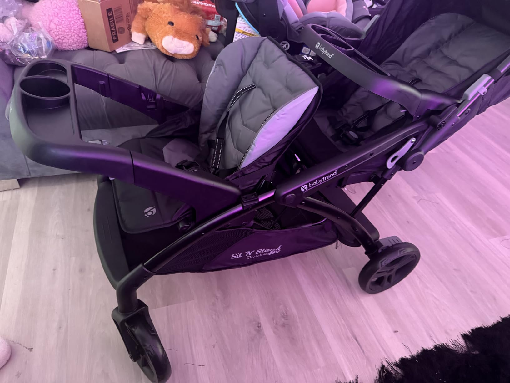 Baby Trend Sit N' Stand® Double 2.0 Stroller, Dash Grey customer photo 1