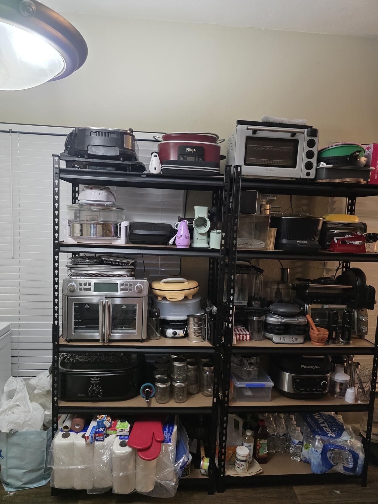 REIBII 2 Pack Garage Shelving, 2400LBS Each,Heavy Duty Storage Shelves customer photo 2