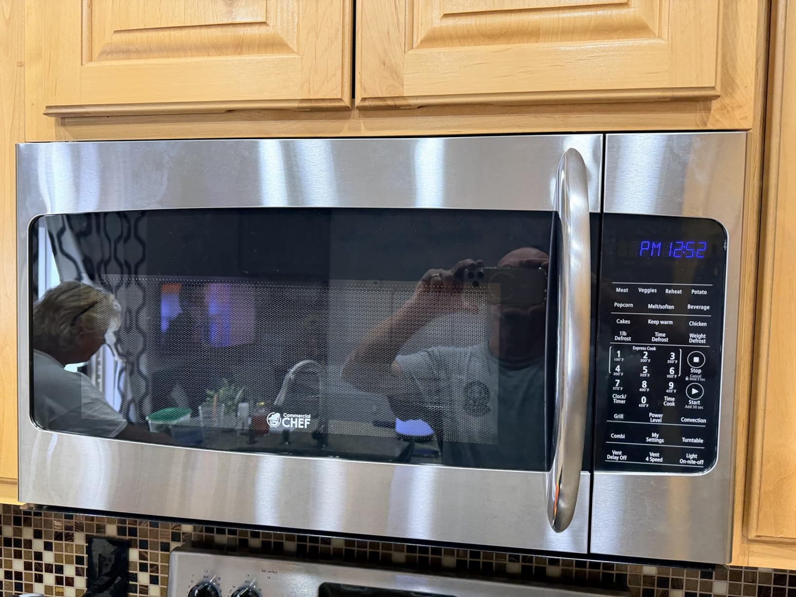 Commercial Chef 1.7 Cu. Ft. Over-The-Range Convection Microwave, CHMRC17GS customer photo 1