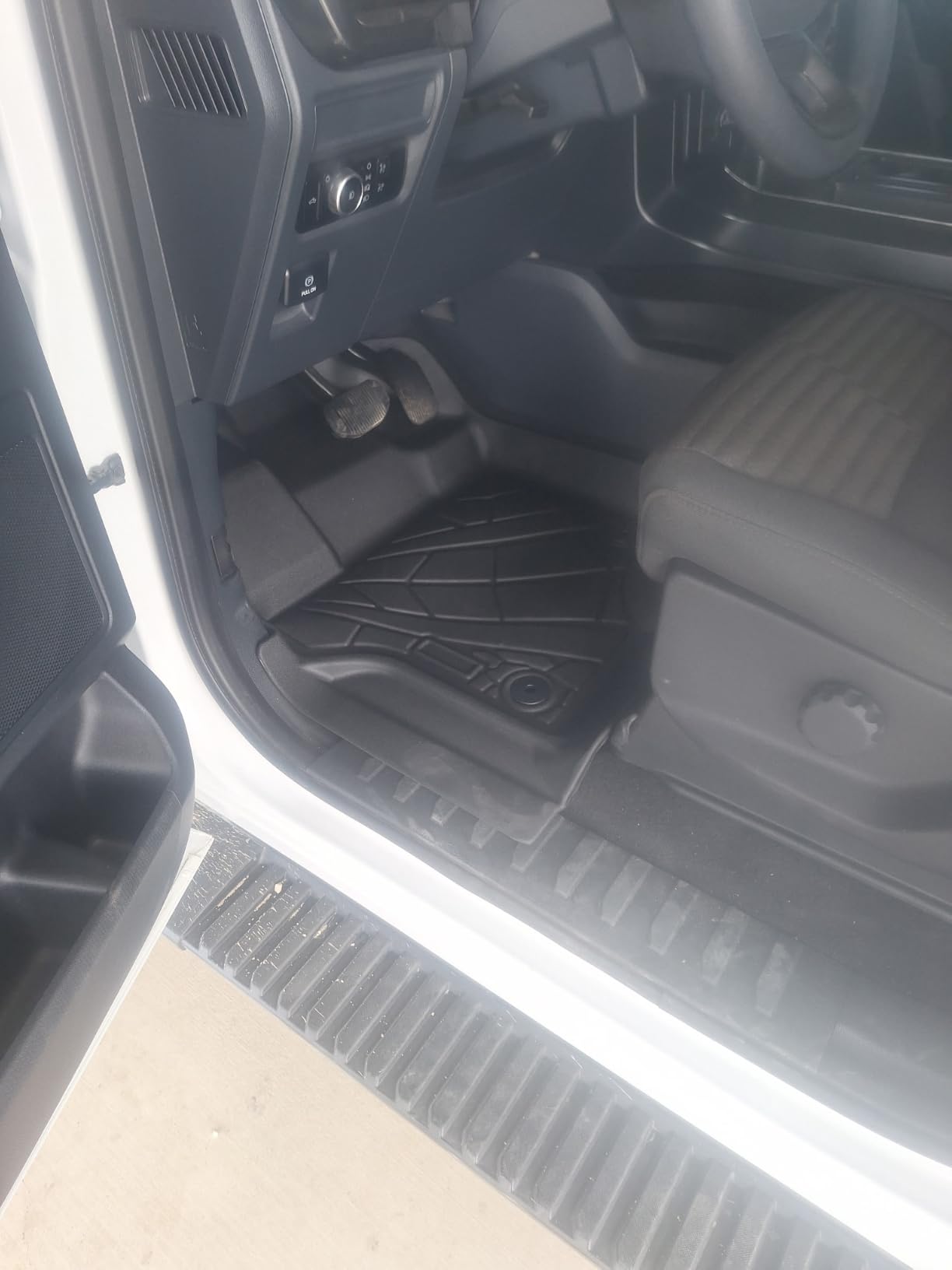 KARPAL Floor Mats for 2015-2025 2026 Ford F-150 SuperCrew (Includes 2022-2026 Lightning), Custom Fit TPE All Weather Ford F150 Accessories 1st & 2nd Row Floor Liner customer photo 1