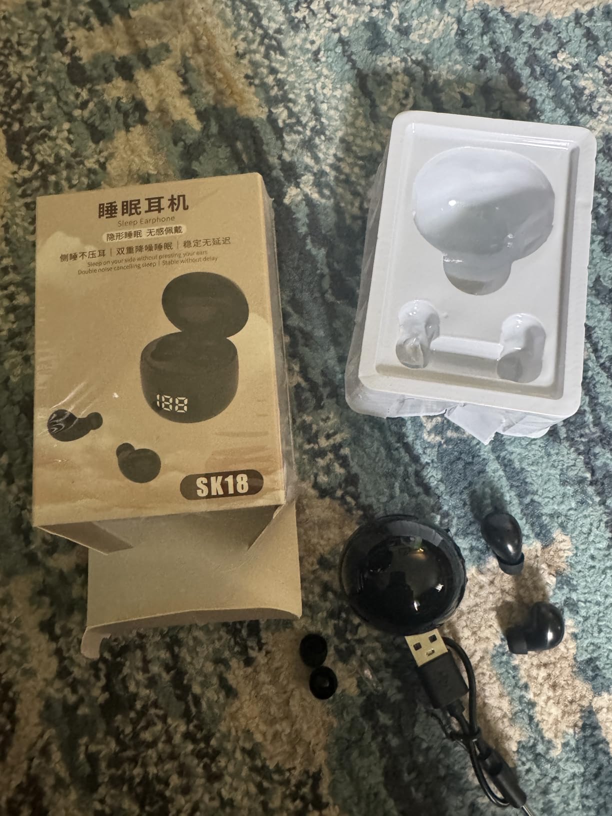 Invisible Mini Wireless Bluetooth Earbuds Tiny IPX5 Waterproof Sleep Stereo customer photo 1