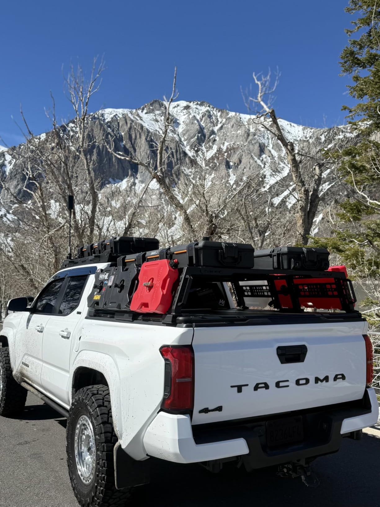 Overland Truck Bed Rack for Full-Size & Mid-Size Pickup Trucks/Overland Bed Racks Truck Cargo Carrier/Tacoma Bed Rack, Fit for Tundra, Ram 1500 & HD, F-Series, Ranger, Silverado, Titan & XD customer photo 1