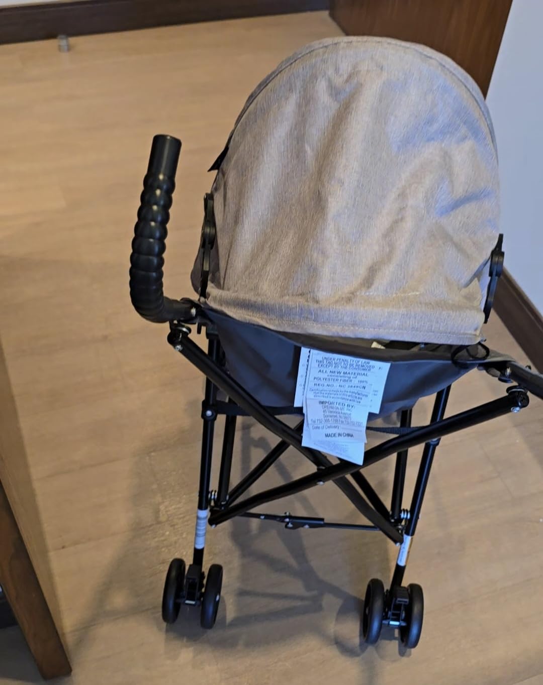 Dream On Me Aero Travel Umbrella Stroller, 1-Hand Fold, Lightweight, Black customer photo 2