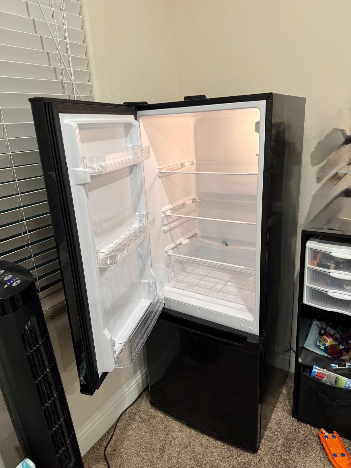 BANGSON Apartment 7.1 Cu.Ft Refrigerator with Bottom Freezer Silver customer photo 1
