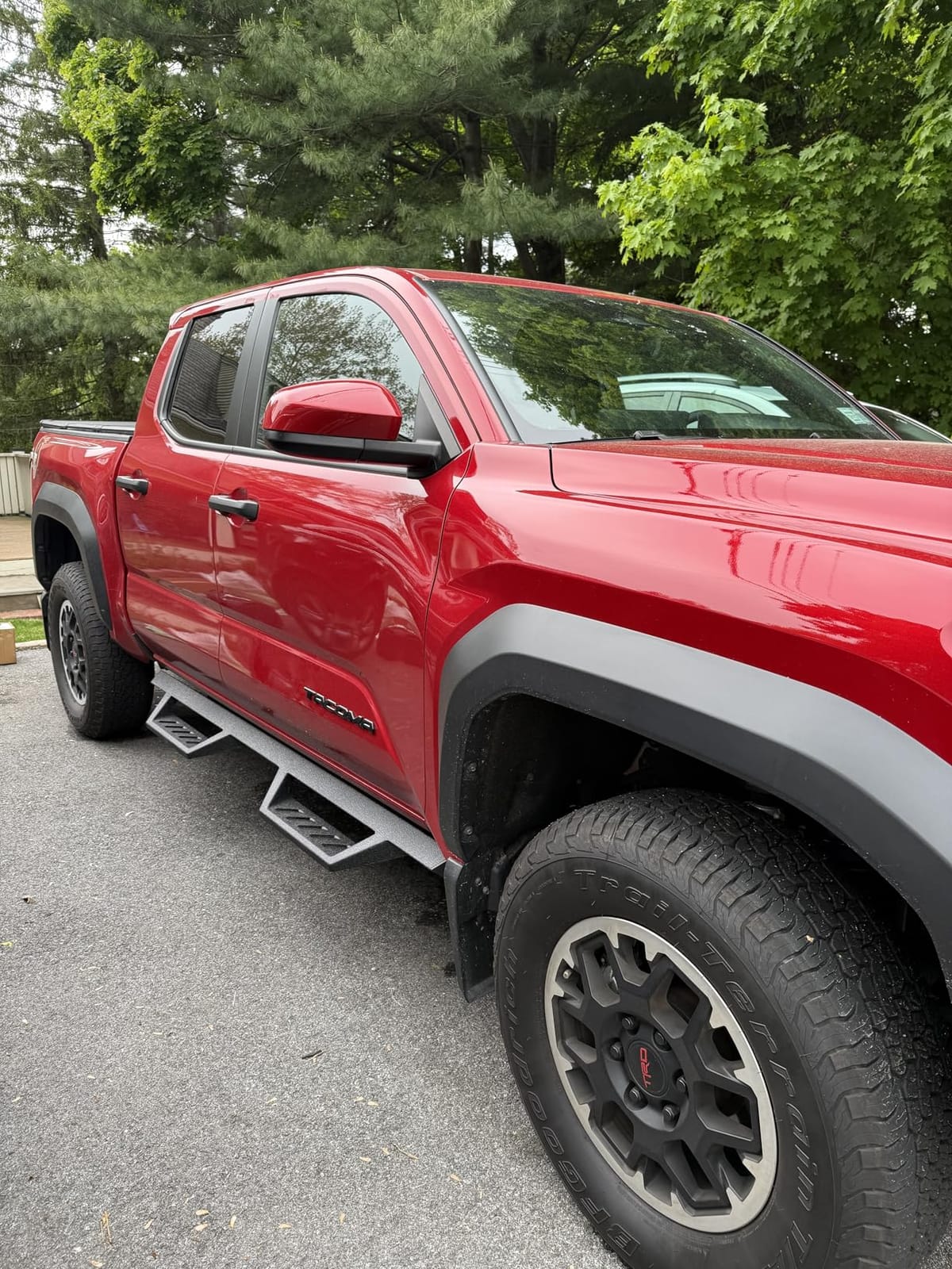 Tyger Auto LanderX Running Board Compatible with 2024-2026 Toyota Tacoma (Fits Hybrid) | Double Cab | TG-LX3T84208 | Drop Step Side Step Rail Nerf Bars customer photo 2
