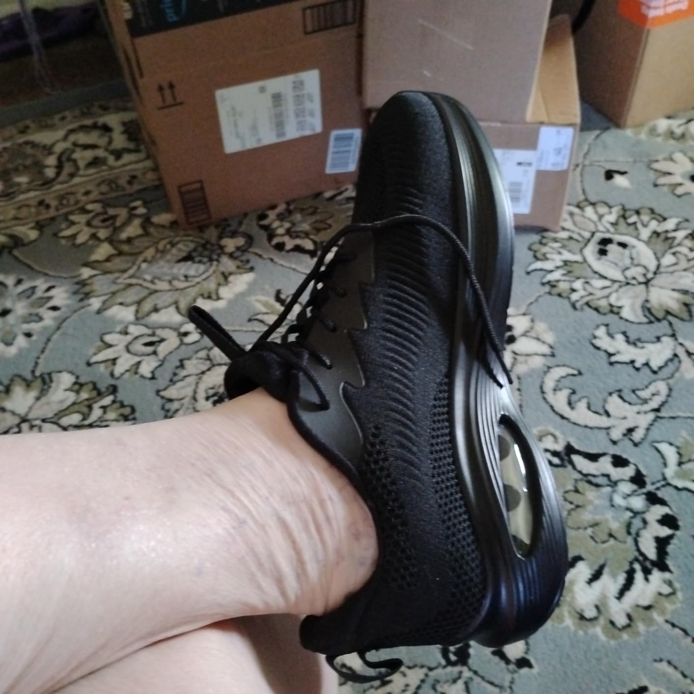 ZYEN Wide Toe Box Shoes Women Air Cushion Road Running Shoes Extra Wide Width Sneakers Arch Support Gym Athletic Tennis Sneakers Lightweight Breathable Walking Shoes customer photo 2