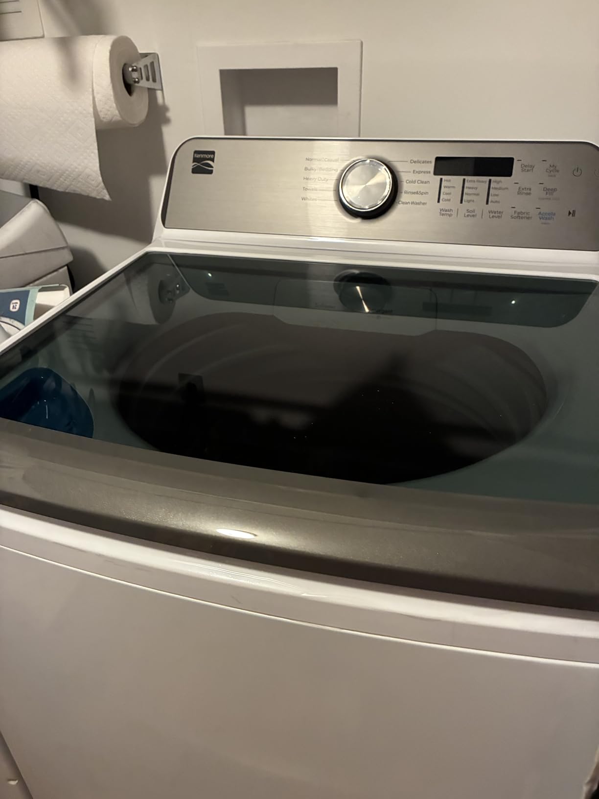 Kenmore 4.5 cu. ft. Top Load Washer with Triple Action Impeller - White customer photo 1