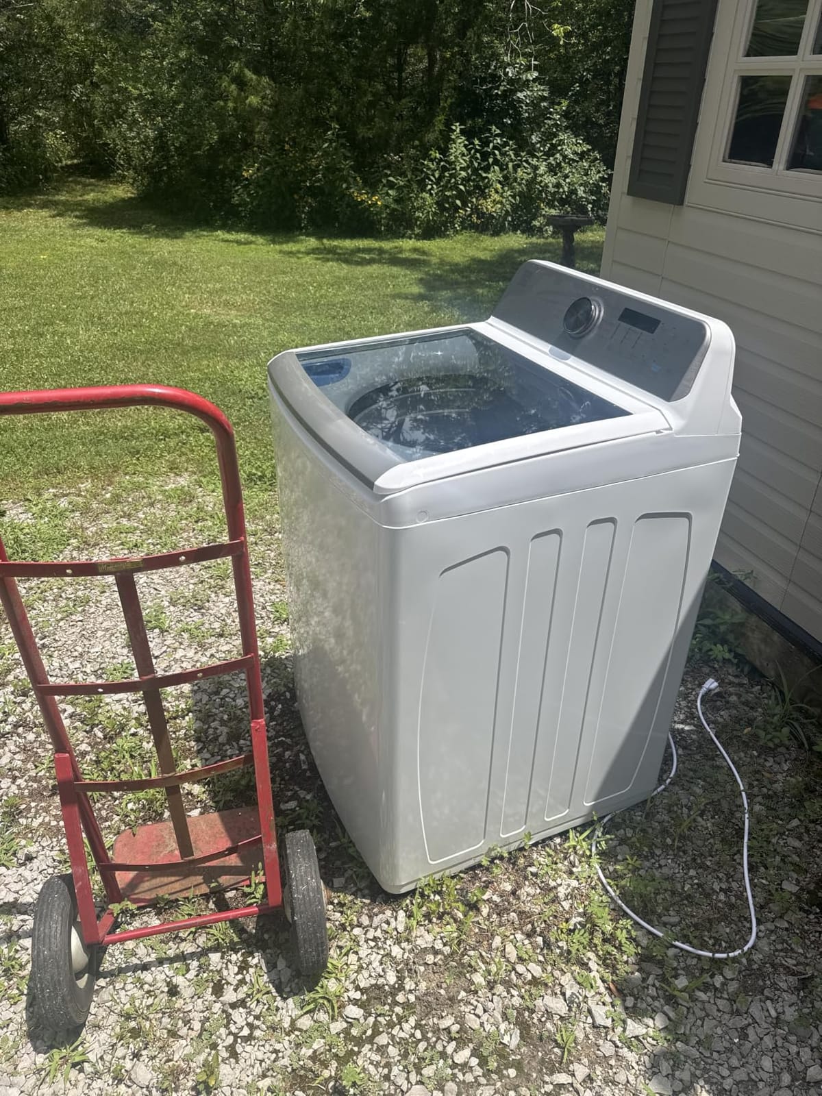 Kenmore 4.4 cu. ft. Top Load Washer with Triple Action Agitator - White customer photo 2