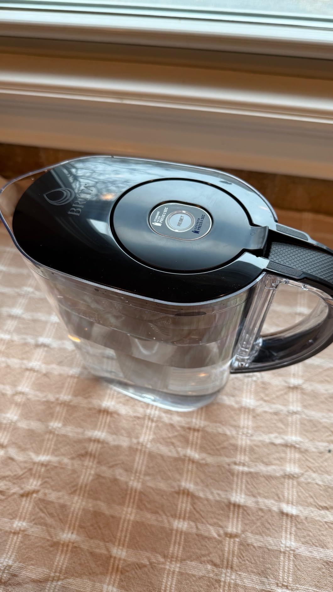 Brita Small 6 Cup Water Filter Pitcher, 1 BritaPlus Filter, Metro, Black customer photo 1