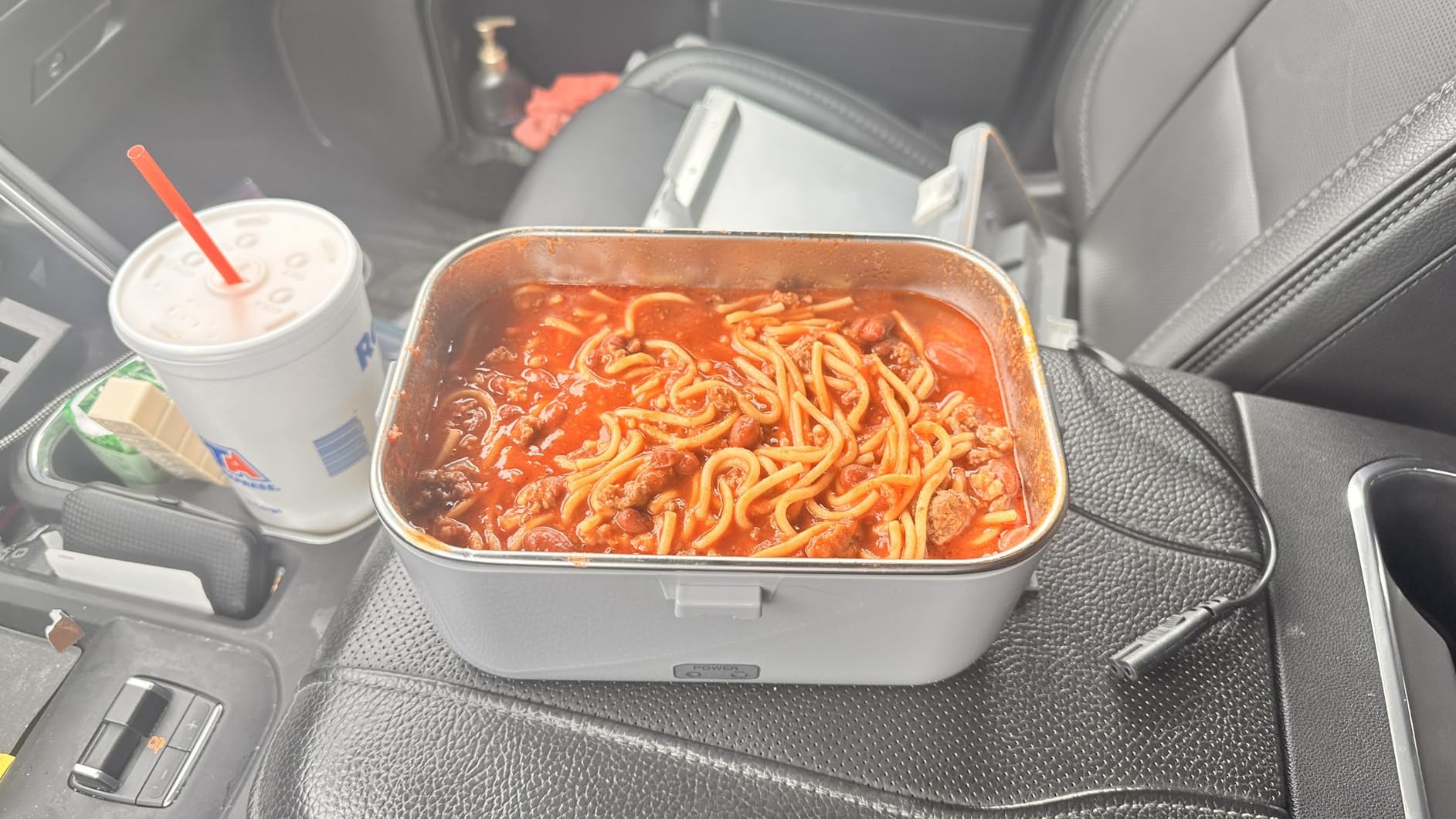 DUPASU Electric Lunch Box Food Warmer, 1.8L Heated Lunch Box for Adults customer photo 1