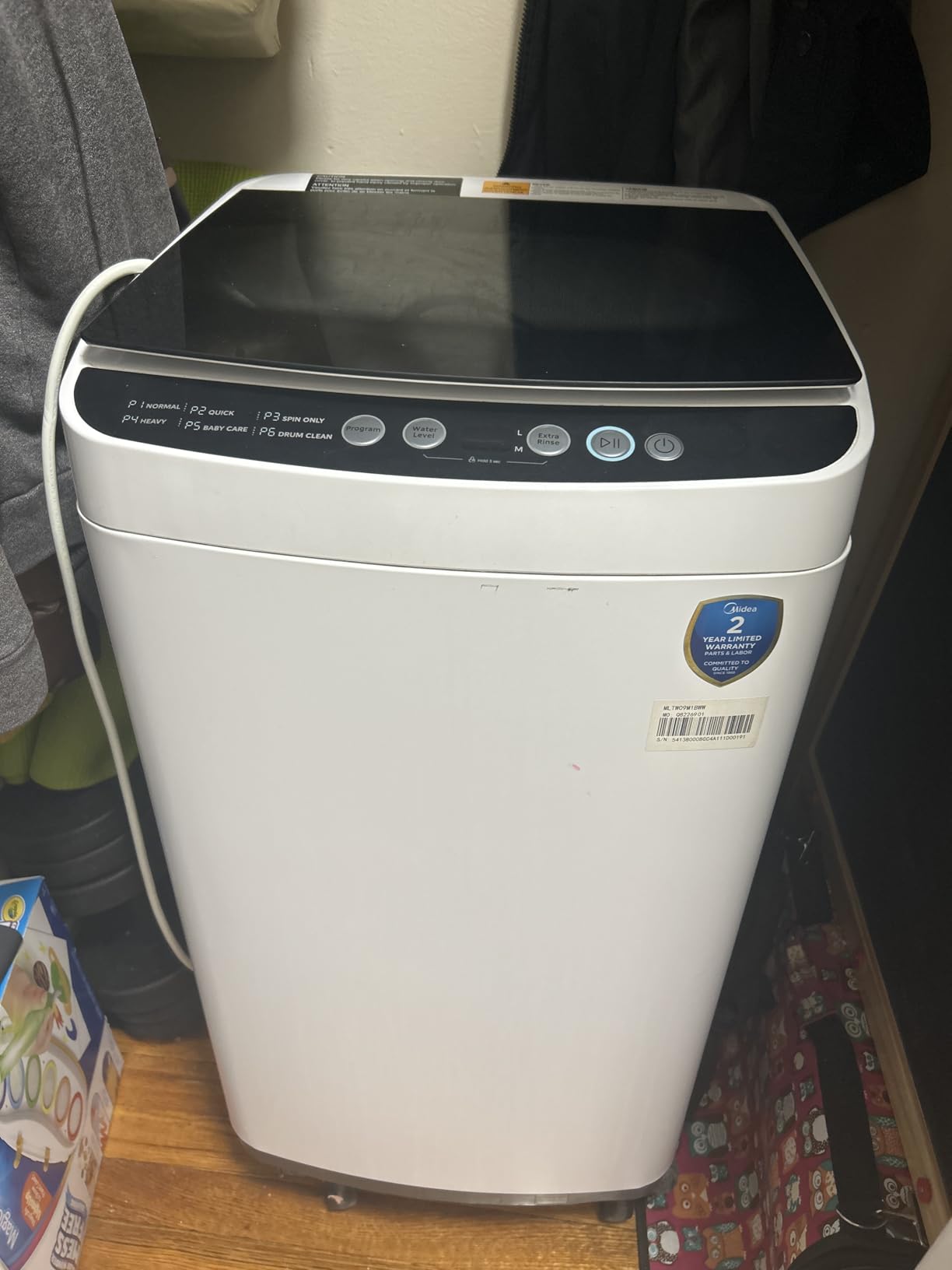 Midea Portable Washing Machine 0.9 Cu.ft for Homes & Apartments White customer photo 2