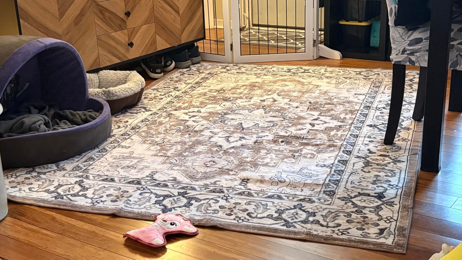 Lofus 8x10 Area Rugs for Living Room Bedroom, Soft Boho Carpet Floral Brown customer photo 1
