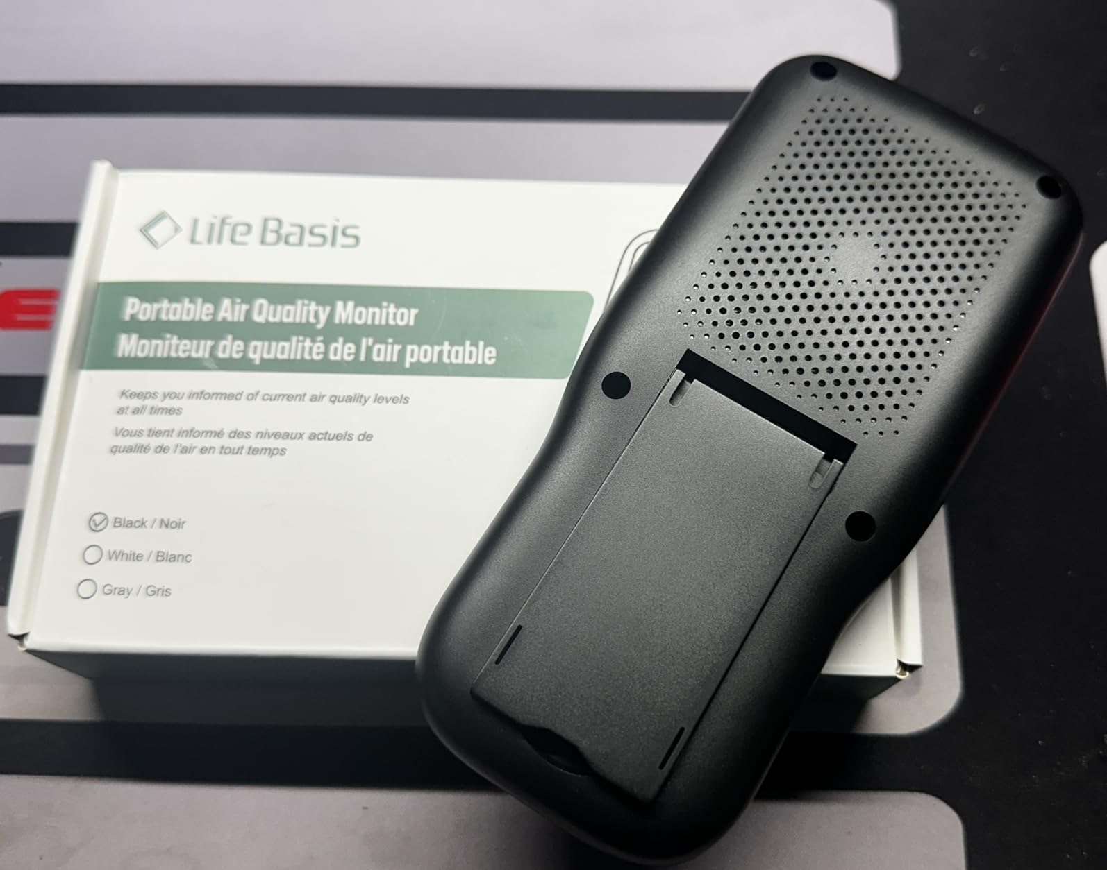 LifeBasis Air Quality Monitor Indoor, 11-in-1 Air Quality Detector customer photo 1