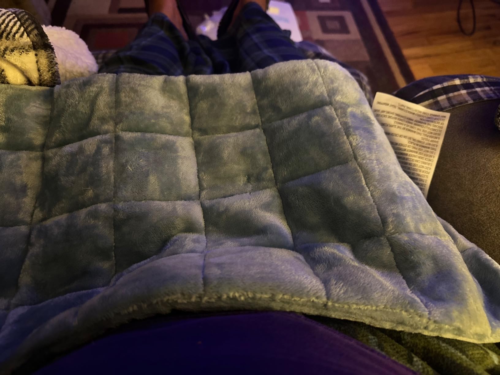 Far Infrared Weighted Heating Pad, Natural Jade, Vibrating Massaging customer photo 2