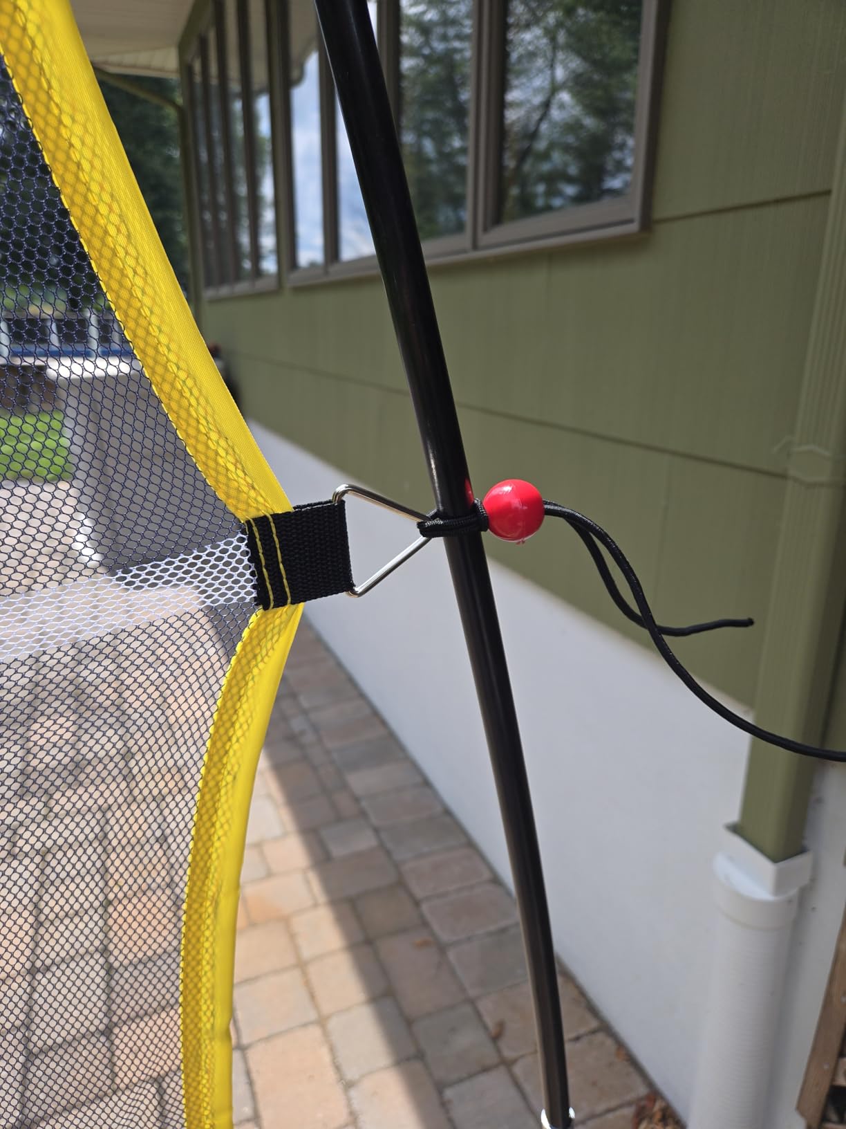 Pickleball Practice Rebounder Net: Pickleball Rebounder or 6FT Mini Pickle Ball Net Portable for Outdoor Driveway Backyard and Indoor Garage - 2in1 Trainer for Dink Volley Training customer photo 1