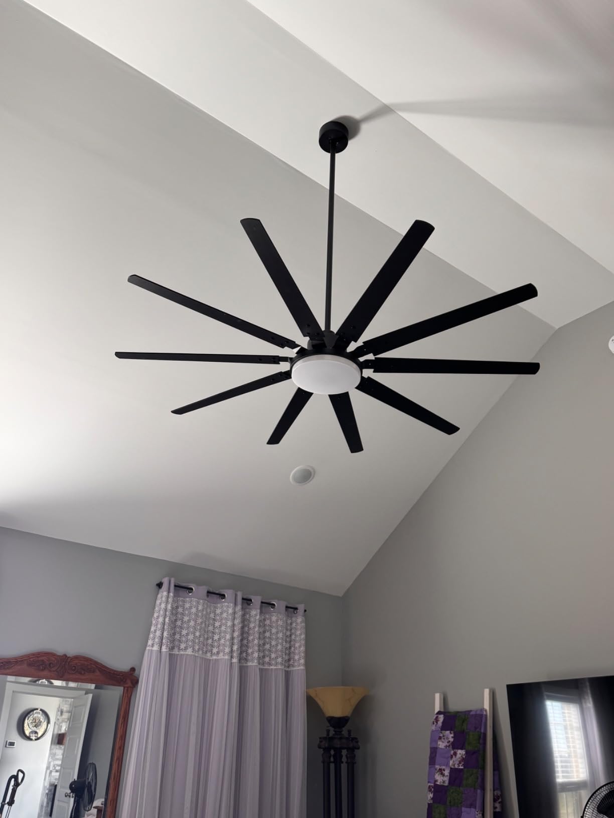 Fanbulous 72 inch Large Ceiling Fans with Lights and Remote, 32W LED light customer photo 2