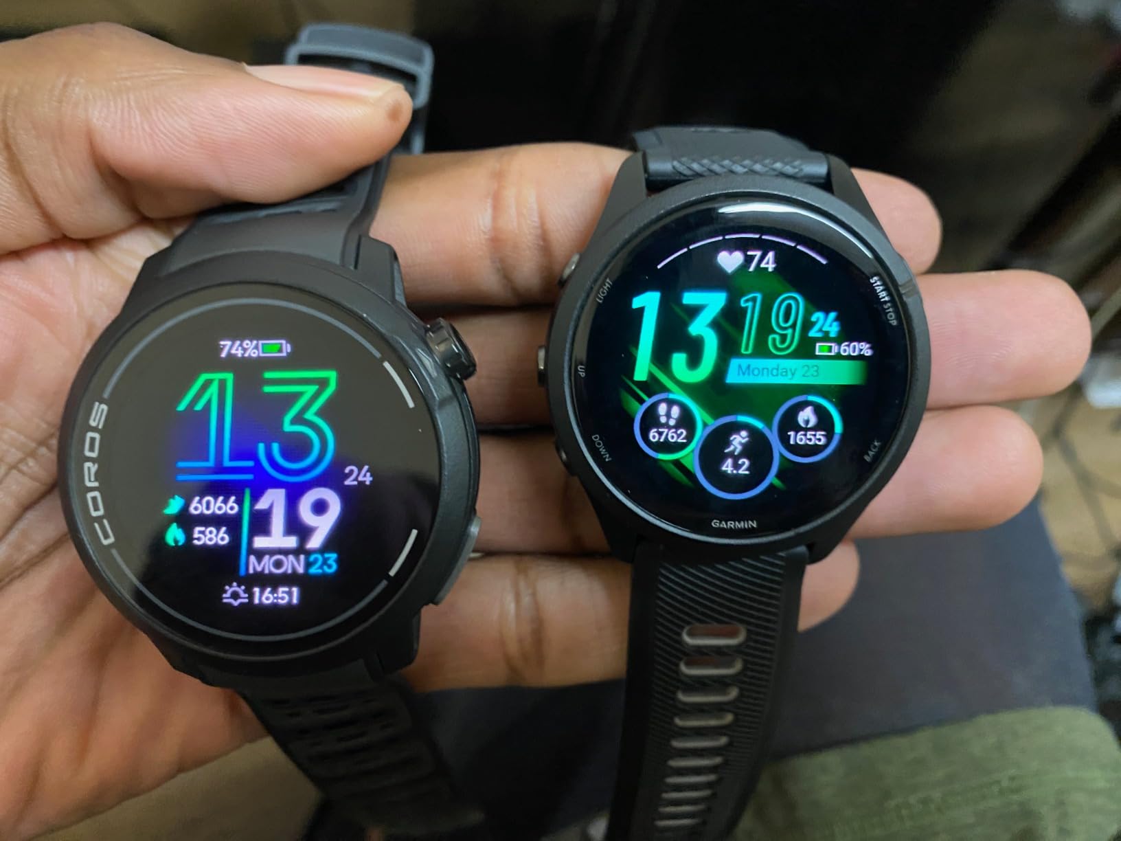 COROS PACE Pro GPS Sport Watch, 1.3-inch AMOLED Touchscreen - Blue customer photo 2