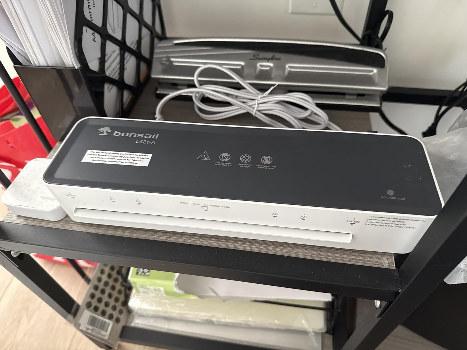Bonsaii 9 Inch Thermal Laminator Machine, Compact Photo Laminating Tool customer photo 1