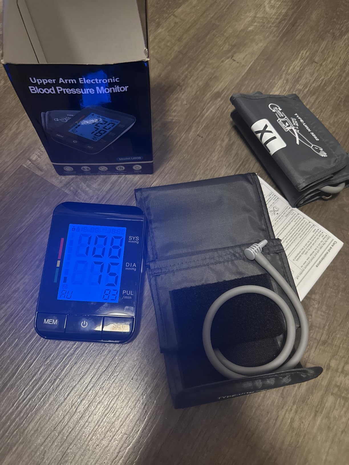 Automatic Upper Arm Blood Pressure Monitor for Home Use with 9-17&13-21 in customer photo 2