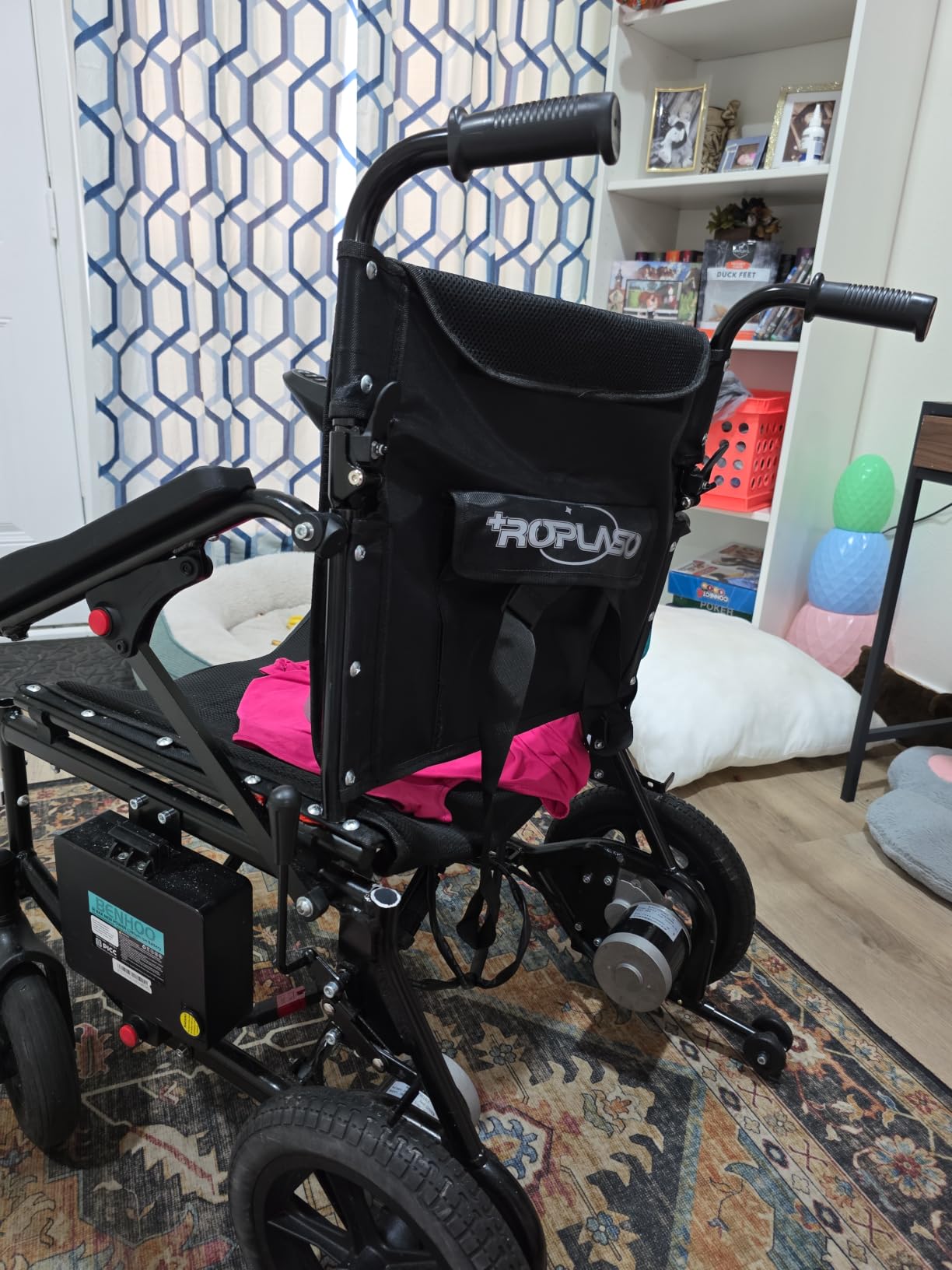 Foldable Electric Wheelchair for Adults, Lightweight Motorized customer photo 1