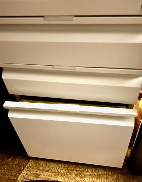 Approgreent 2 Drawer File Cabinet, File Cabinets for Home Office, Printer Stand, File Cabinet with Lock, Lateral Filing Cabinet for A4/Letter/Legal Size File Folders, Assembly Required(Black) customer photo 1