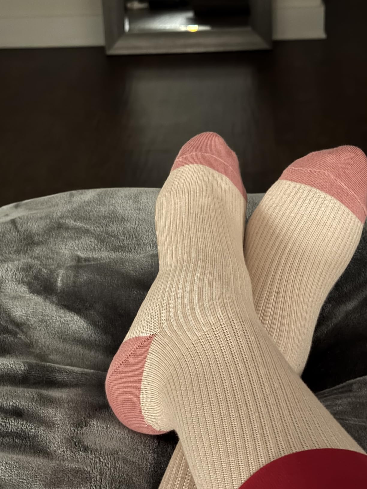 SONORAN Compression Socks for Pregnant Women (2/3 Pairs) 15-20 mmHg Bamboo Viscose Non-slip Sock for Nurses Pregnancy customer photo 1