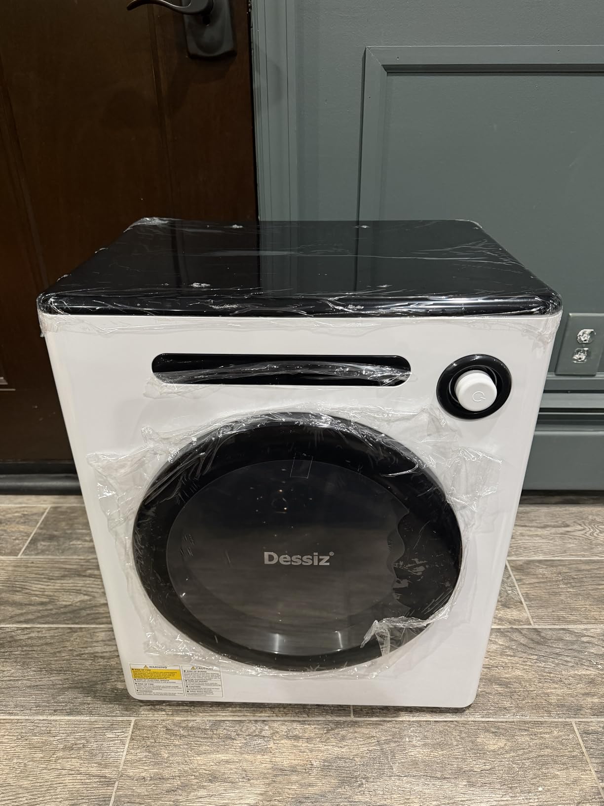 Dessiz 11LBS Clothes Dryer with Exhaust Pipe and Electric Dryers with Stainless Steel Tub, Clothes Dryer Machine for Spaces, RVs and Apartments -Grey Quiet, Sturdy and Easy to Use customer photo 2