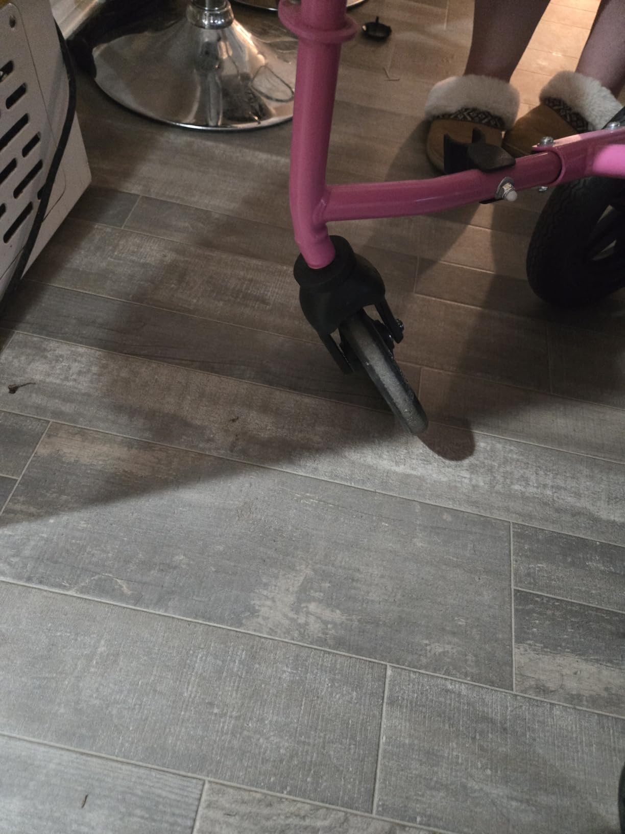 Platinum Health Hummingbird™ Ultra-Lightweight Foldable Transport Wheelchair, Handbrakes,12-Inch Rear Wheels, Extra-Wide Seat. Convenient Table-Length Padded Armrests. (Sky Blue) customer photo 2