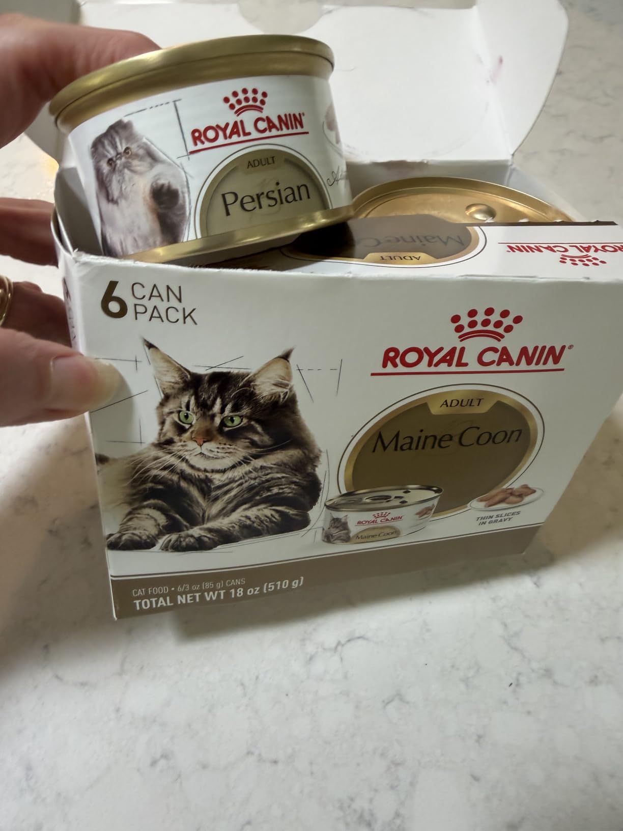 Royal Canin Feline Breed Nutrition Maine Coon Adult Thin Slices in Gravy Cat Food, 3 oz (Pack of 6) customer photo 2