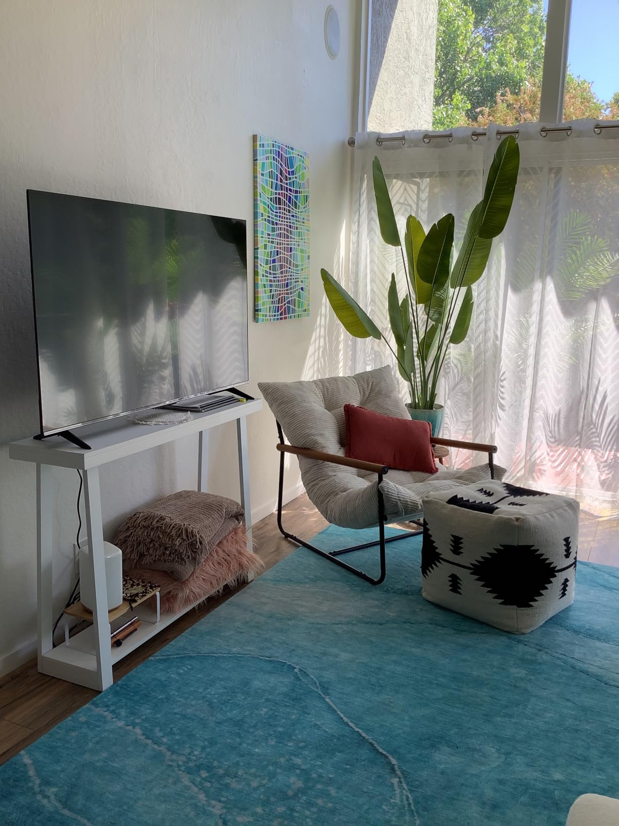 MAXYOYO Modern Accent Chair, Comfy Living Room Chair with Metal Frame customer photo 1