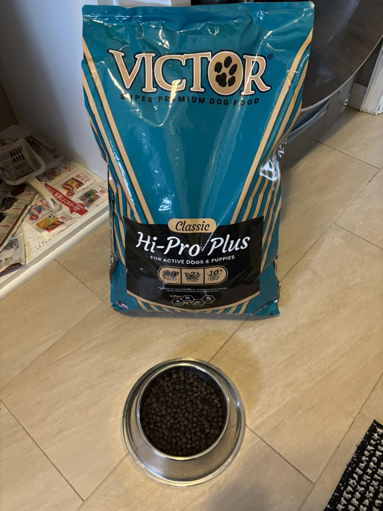 VICTOR Hi-Pro Plus Dry Dog Food - High Protein Gluten Free Dry Kibble, 30lb customer photo 1