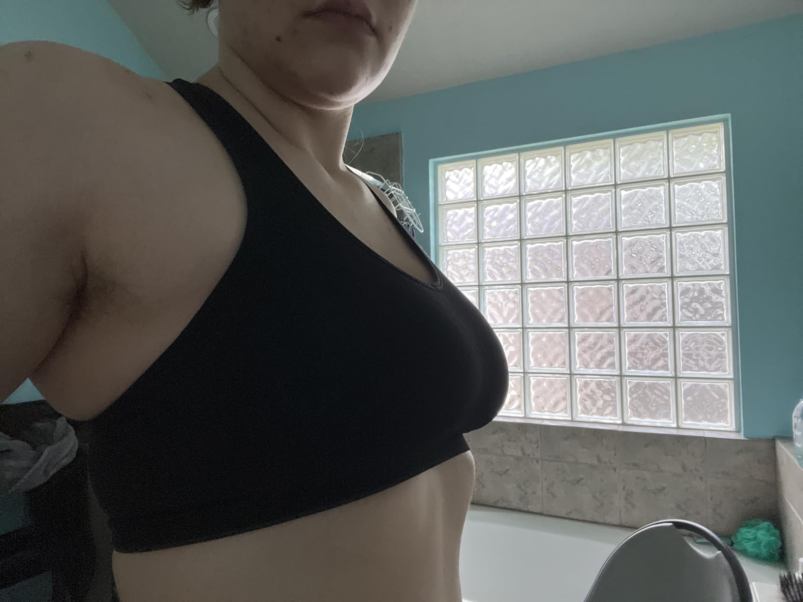 MIRITY Women Racerback Sports Bras - High Impact Workout Gym Activewear Bra customer photo 2