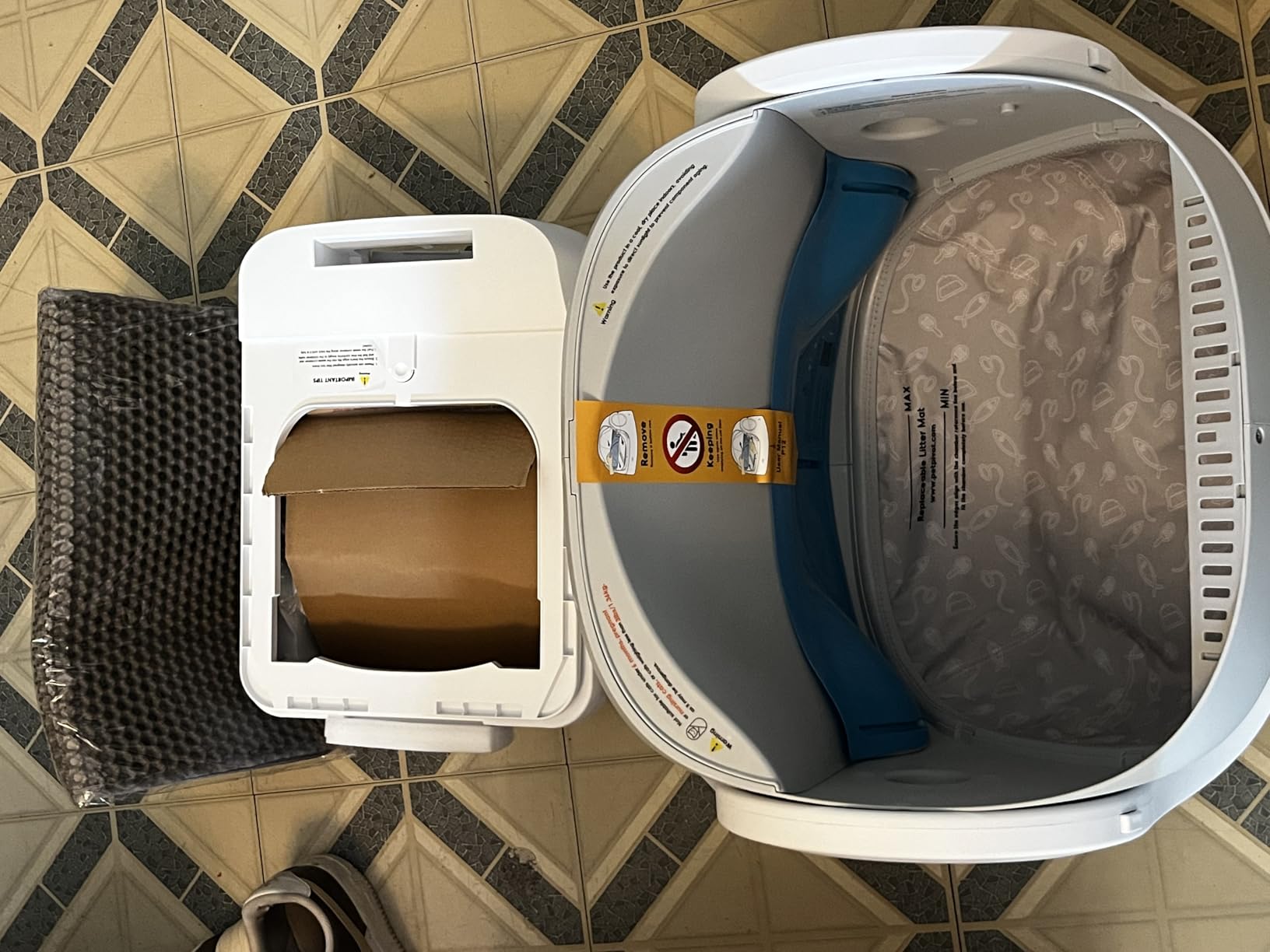Self Cleaning Cat Litter Box, Automatic Litter Box for Multiple Cats, Integrated Safety Protection with Open-Top Design customer photo 2